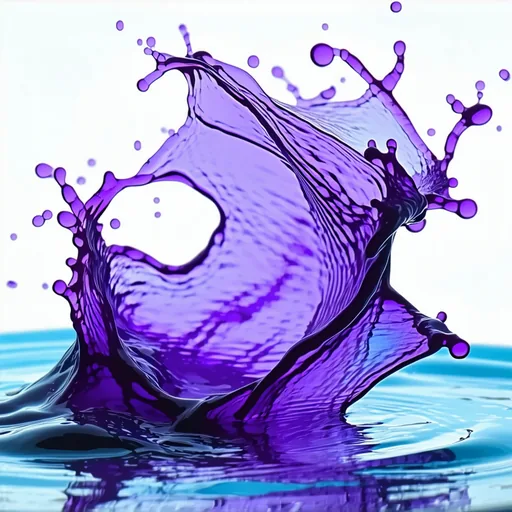 AI-generated vibrant abstract motion graphic with swirling paint-like energy